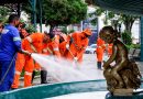 Praça Dom Pedro II recebe serviços de revitalização