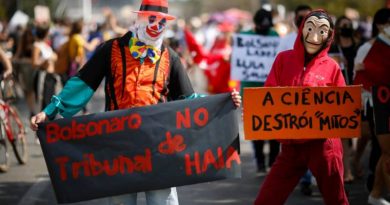 Imprensa mundial repercute protestos contra Bolsonaro