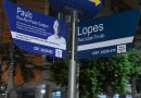 Placas da Rua Ator Paulo Gustavo são instaladas em Niterói