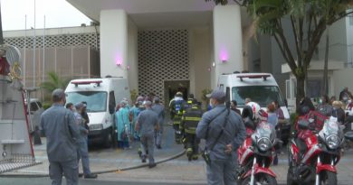 Incêndio atinge Hospital Pérola Byington, no Centro de SP