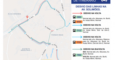 Avenida no Distrito será interditada para obras de infraestrutura viária, na terça-feira, 6/7