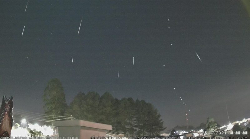 Chuvas de meteoros poderão ser vistas no céu nos próximos dias