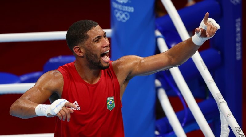 Hebert Conceição e Bia Ferreira na final