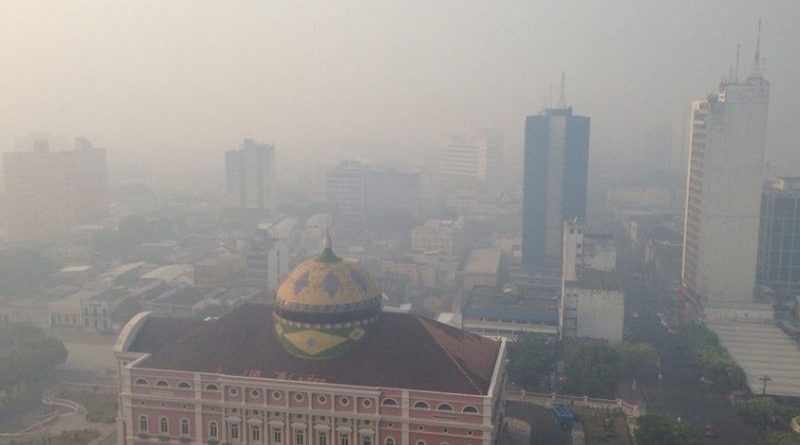 Nuvens de fumaça podem chegar a Manaus em meio a queimadas no Sul do AM