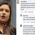 Internauta ataca filho da deputada Joana Darc e parlamentar promete processar