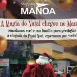 Shopping Cidade Manoa promove “Natal dos Sonhos”. Confira a programação: